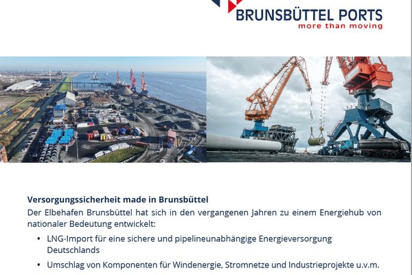 Info-Handout: Brunsbüttel Ports