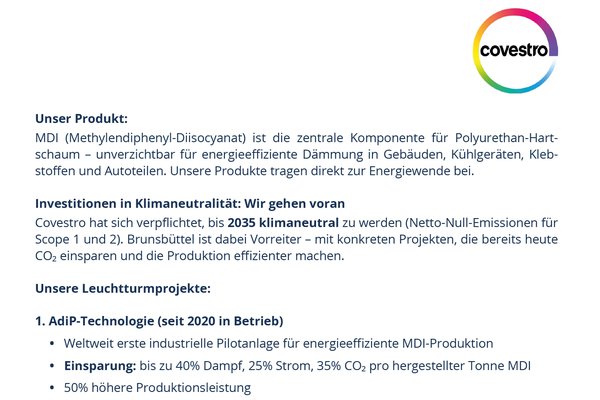 Info-Handout: Covestro